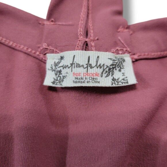 Intimately Free People Bodysuit Size Medium MD Tank Top Racerback Strapy Stretch - Picture 5 of 5